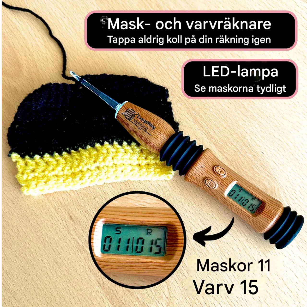 Vintage Virkset – Virka med precision, komfort och glädje