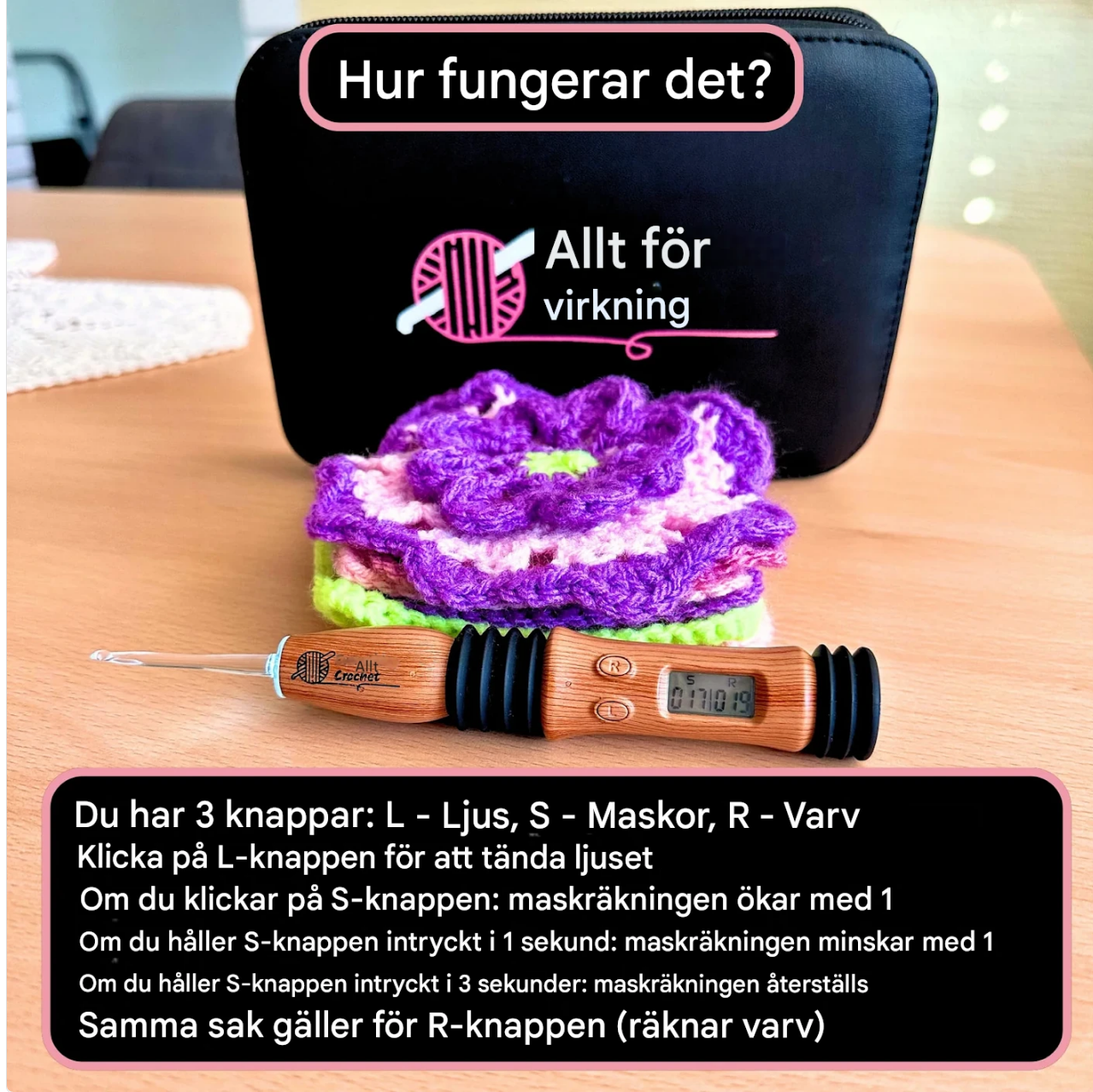 Vintage Virkset – Virka med precision, komfort och glädje