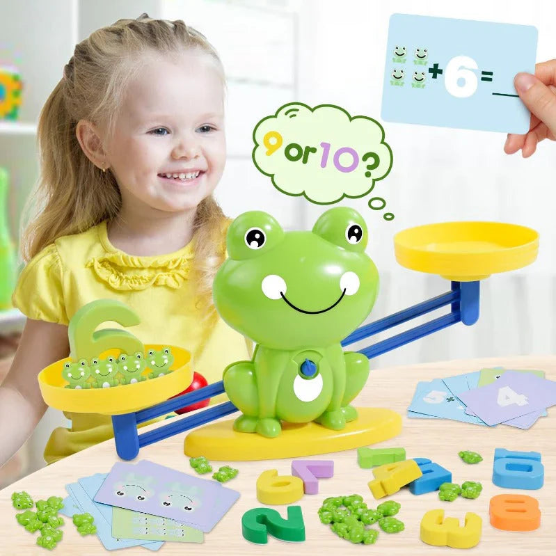 Rolig & Pedagogisk Grodbalans – Mattespel för Barn 🐸