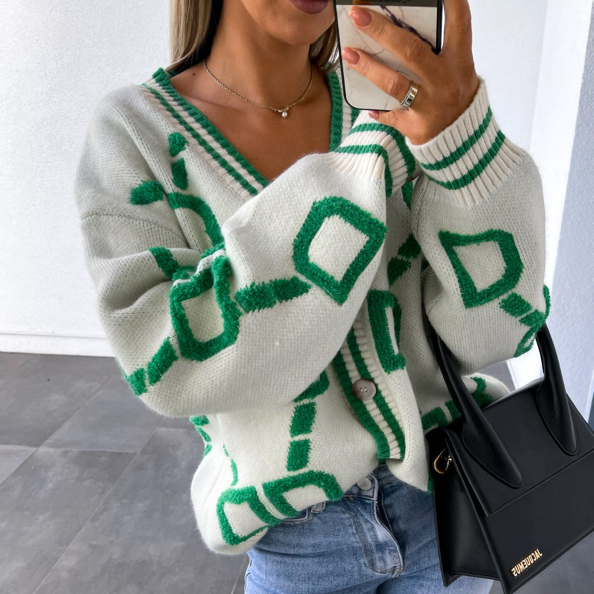 Knitted Loose Sweater Cardigan