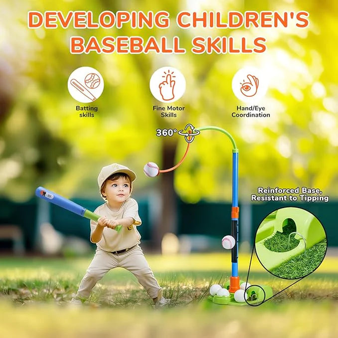 3-i-1 T-Ball Set – Låt Ditt Barn Upptäcka Glädjen i Baseball!