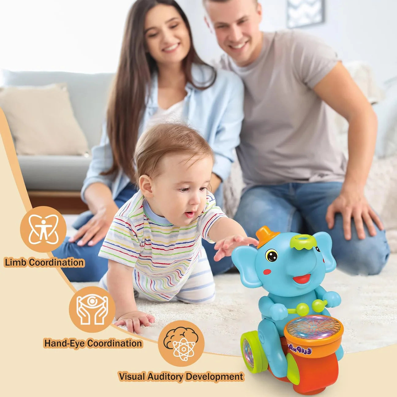 Baby Elephant™ – Den lekfulla elefanten som sprider glädje och trygghet