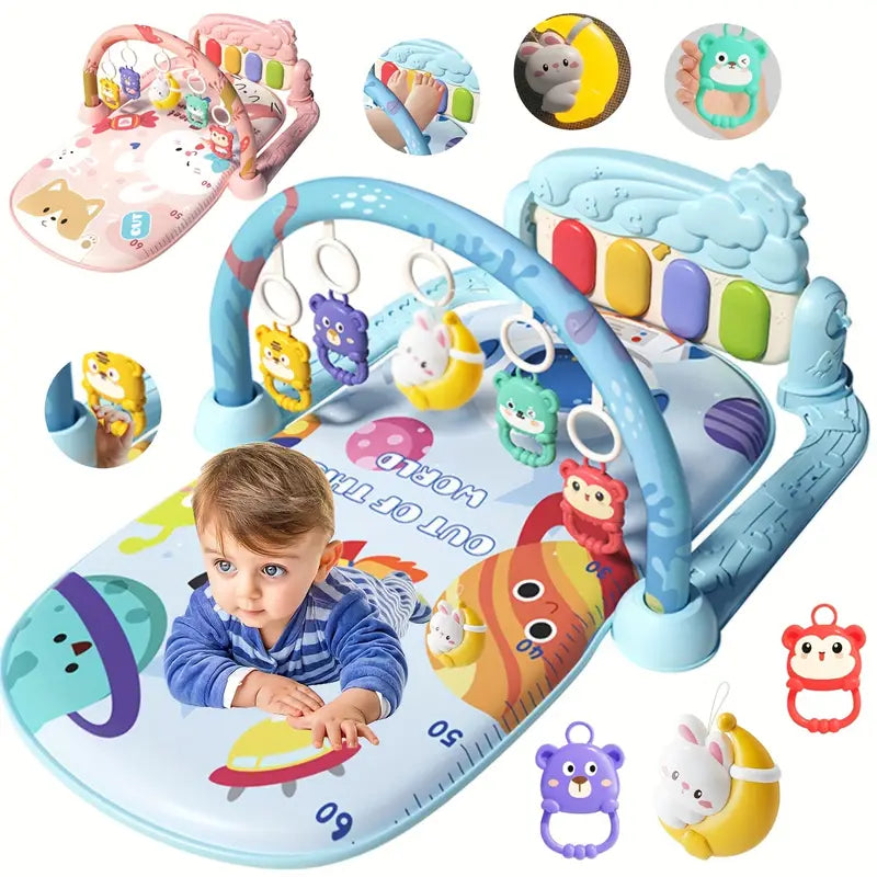 Oppdag, lek og voks sammen med Fisher-Price Glow & Grow Piano Gym