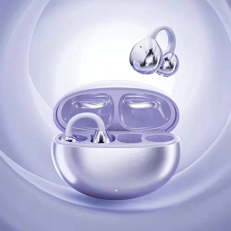 Bluetooth-hörlurar med öronklämma (För kvinnor)