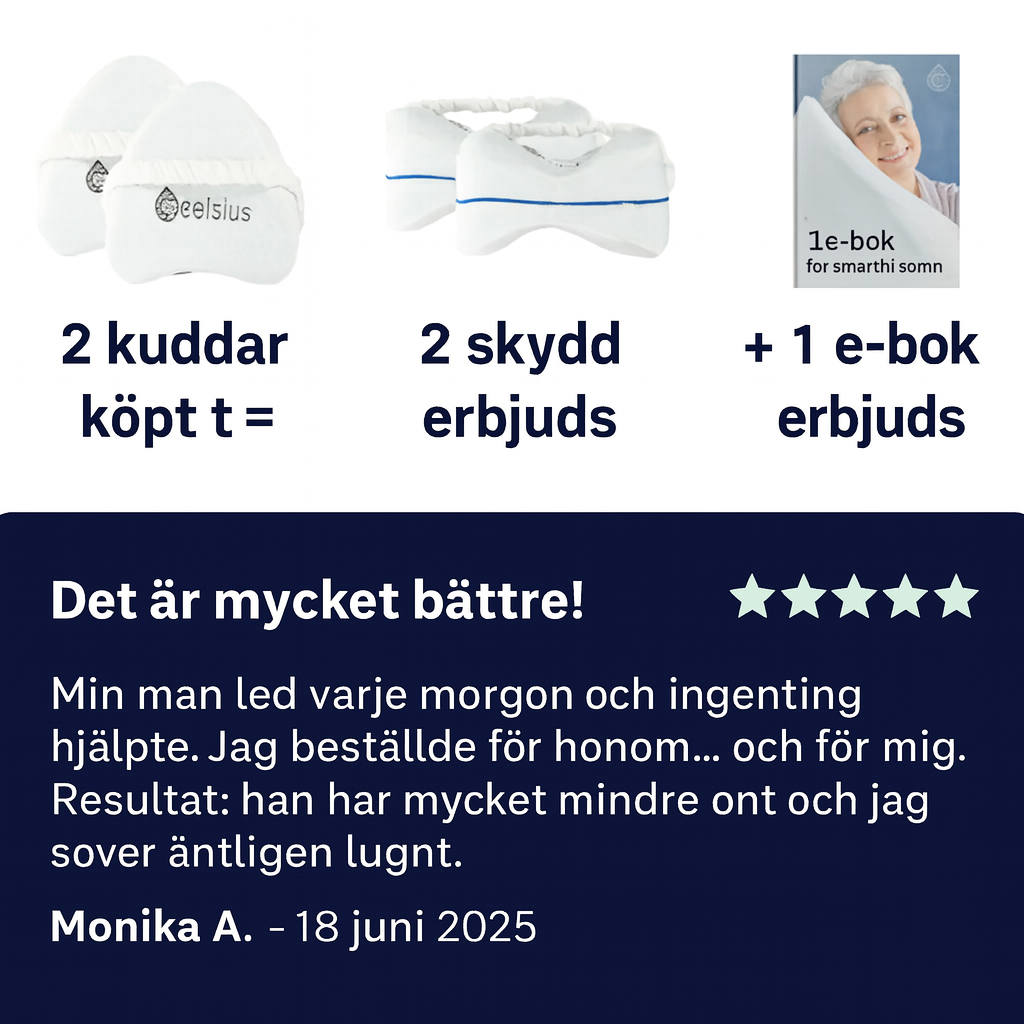 Ortopedisk Knäkudde - Bli av med dina kroniska smärtor PÅ MINDRE ÄN 7 DAGAR !