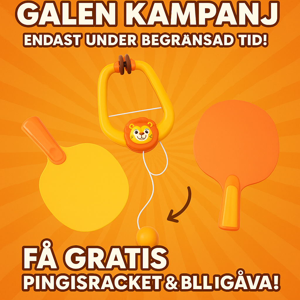 Den perfekta lösningen för aktiv lek direkt i hemmet!