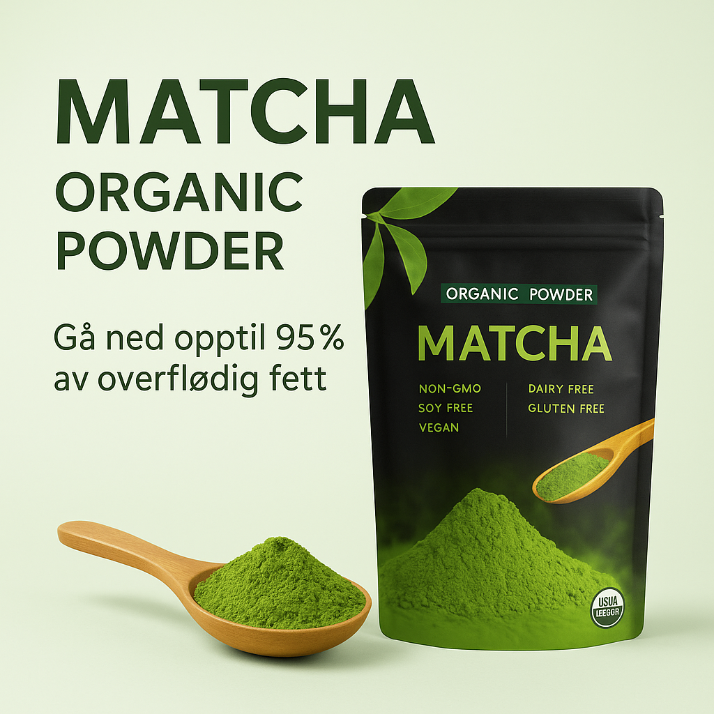 Matcha Tea Powder - Forbrenn 2 kg overflødig fett på bare 7 dager!