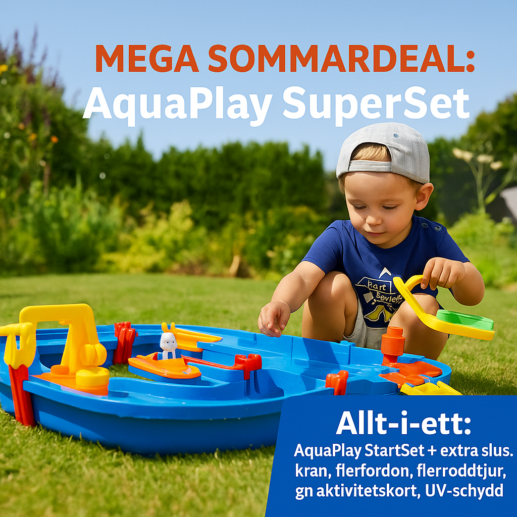 💧 AquaPlay StartSet – Låt fantasin flyta fritt!