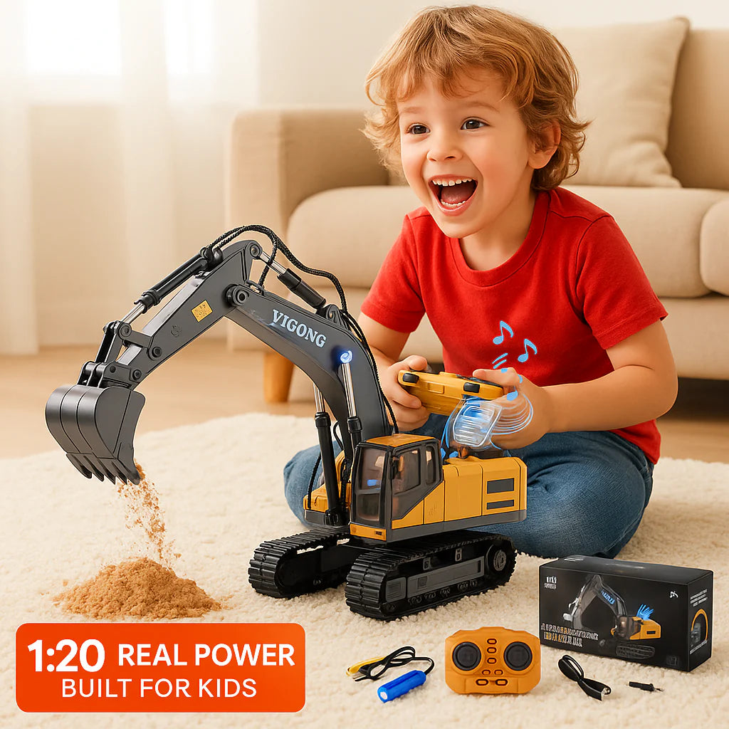 Fjernstyrte Byggemaskiner – Kraftige Maskiner for Små Helter 🇳🇴