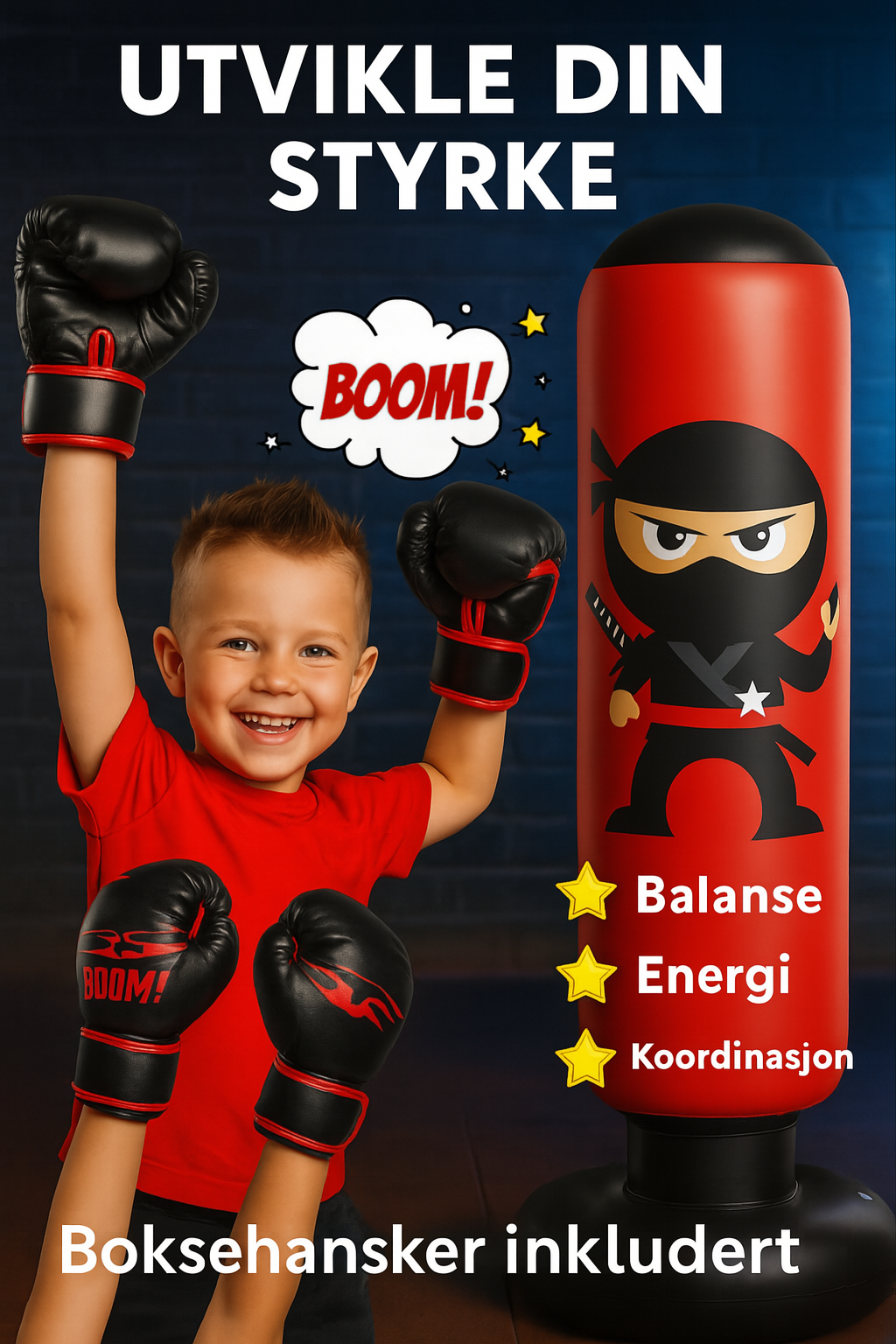 Gjør lek om til styrke, bevegelse og selvtillit