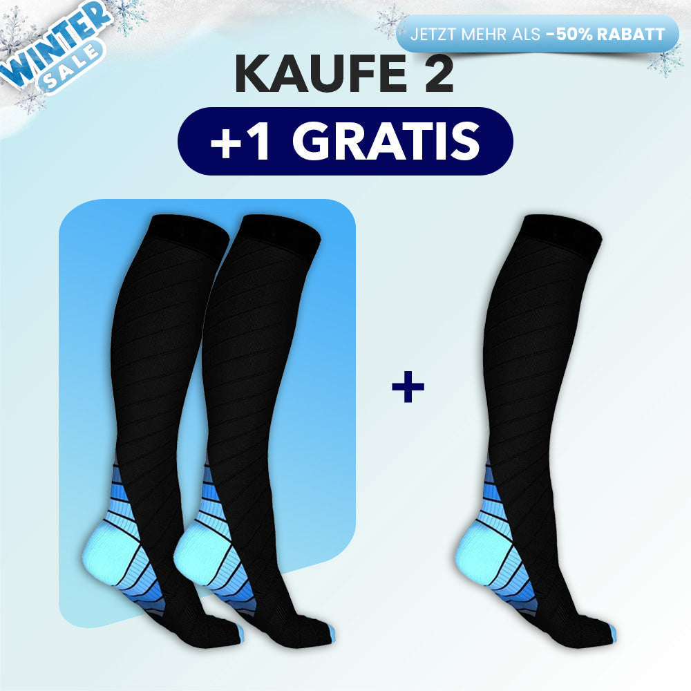 KörperHilfe® CirculaFlex - Orthopädische Kompressionsstrümpfe für schmerzfreie Beine & Füße