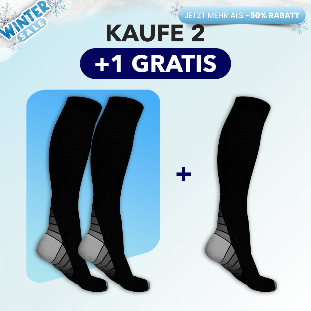 KörperHilfe® CirculaFlex - Orthopädische Kompressionsstrümpfe für schmerzfreie Beine & Füße