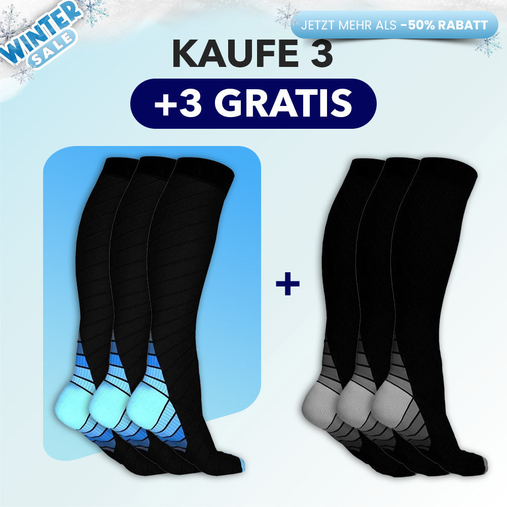 KörperHilfe® CirculaFlex - Orthopädische Kompressionsstrümpfe für schmerzfreie Beine & Füße