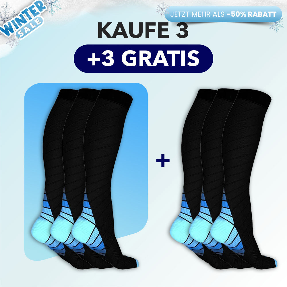 KörperHilfe® CirculaFlex - Orthopädische Kompressionsstrümpfe für schmerzfreie Beine & Füße
