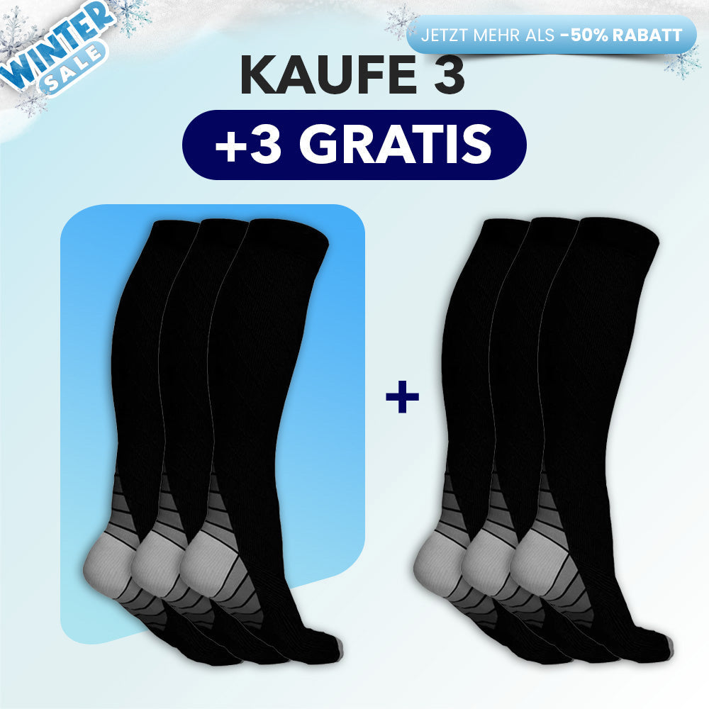 KörperHilfe® CirculaFlex - Orthopädische Kompressionsstrümpfe für schmerzfreie Beine & Füße