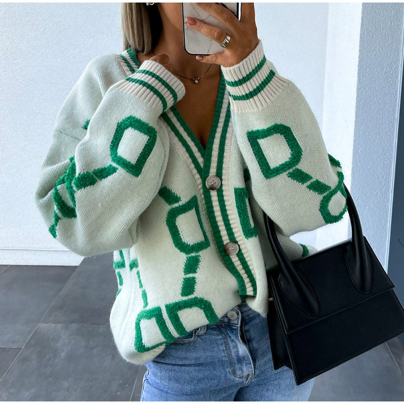 Knitted Loose Sweater Cardigan