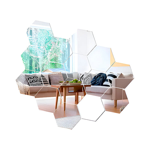 Skapa En Modern Atmosfär Med Lustrerade Väggdekaler – 12-Pack