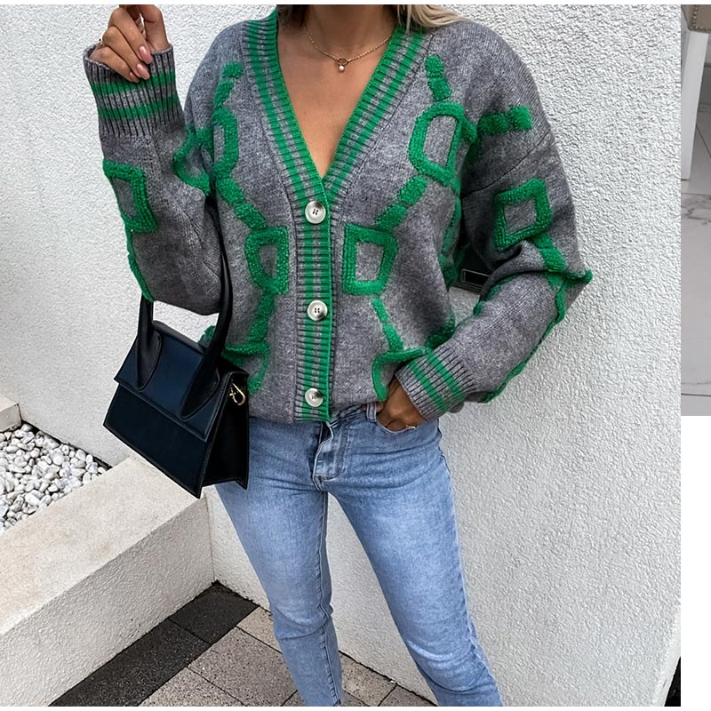 Knitted Loose Sweater Cardigan