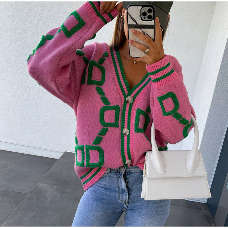 Knitted Loose Sweater Cardigan