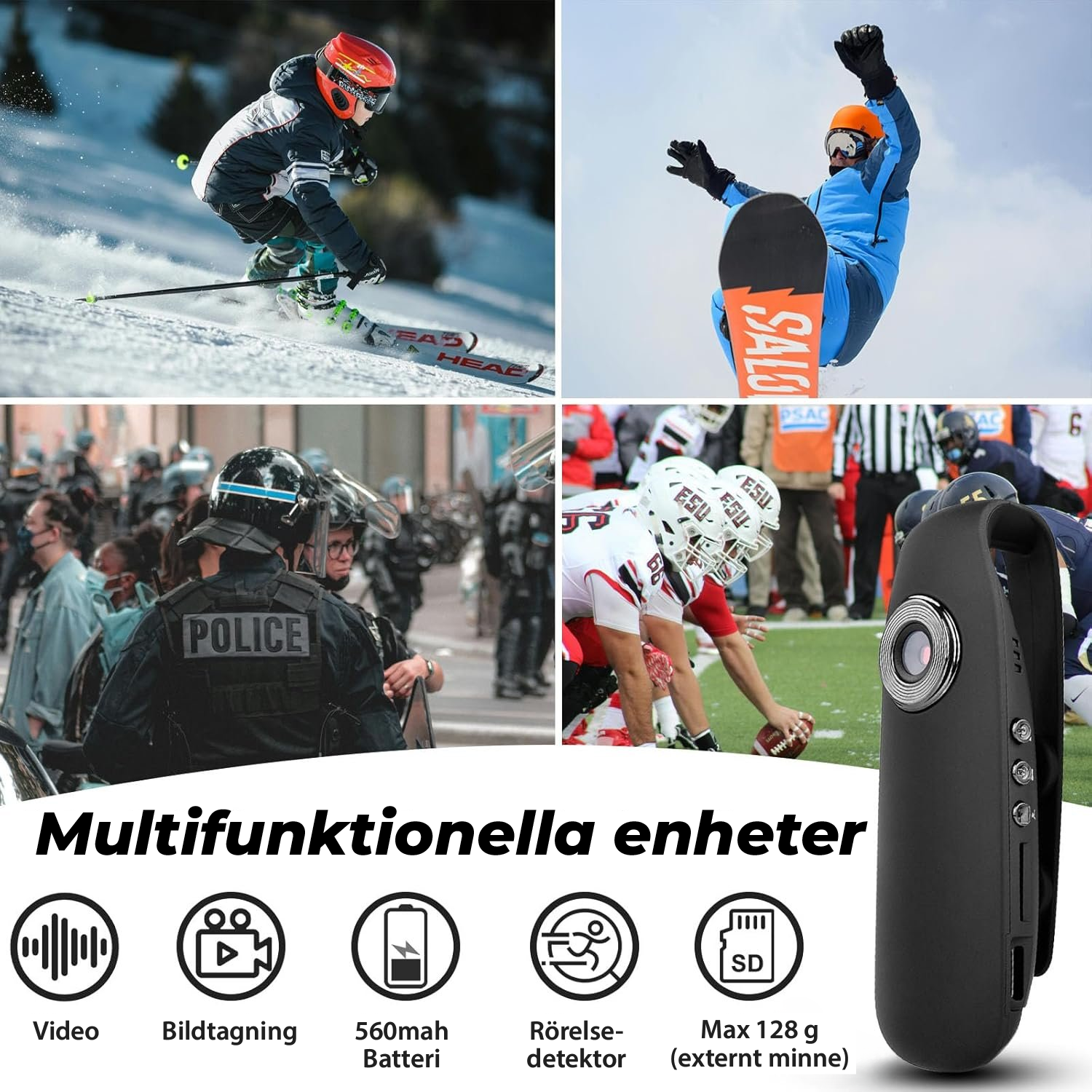 StealthCam™ – Diskret, Smart, Säker