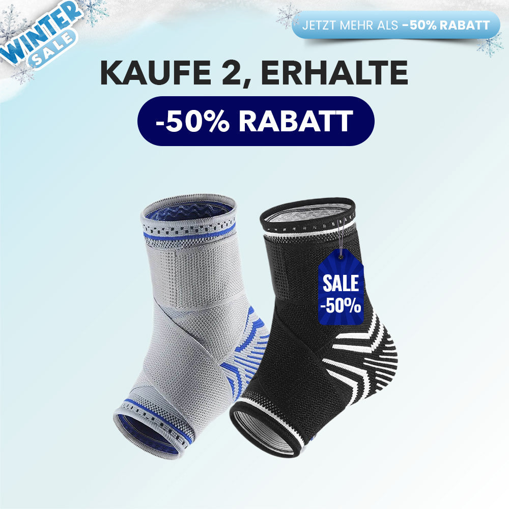 KörperHilfe® KnöchelSupport Pro - Orthopädische Sprunggelenkbandage