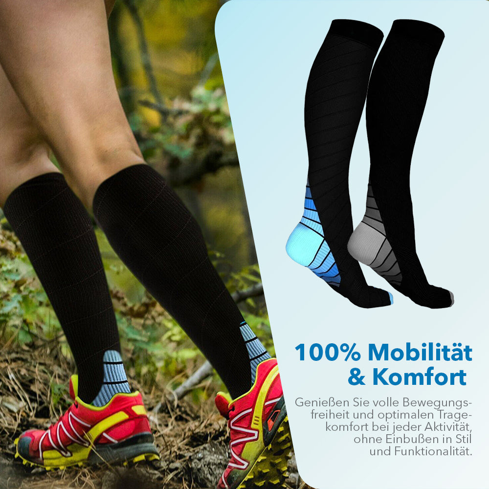 KörperHilfe® CirculaFlex - Orthopädische Kompressionsstrümpfe für schmerzfreie Beine & Füße