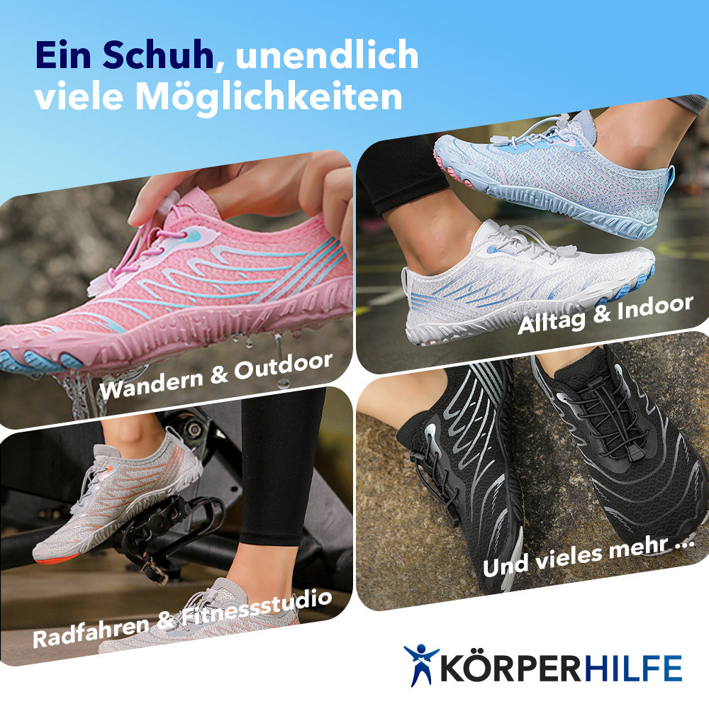 KörperHilfe® EasyWalk Pro - Orthopädische Barfußschuhe (Unisex)