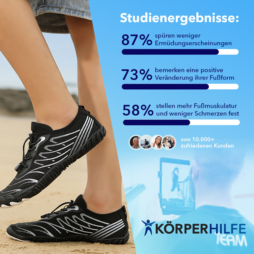 KörperHilfe® EasyWalk Pro - Orthopädische Barfußschuhe (Unisex)