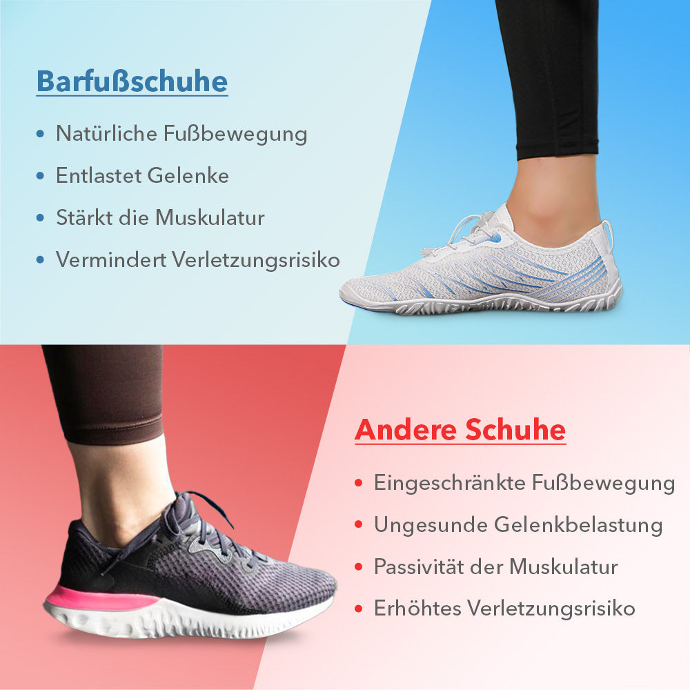KörperHilfe® EasyWalk Pro - Orthopädische Barfußschuhe (Unisex)