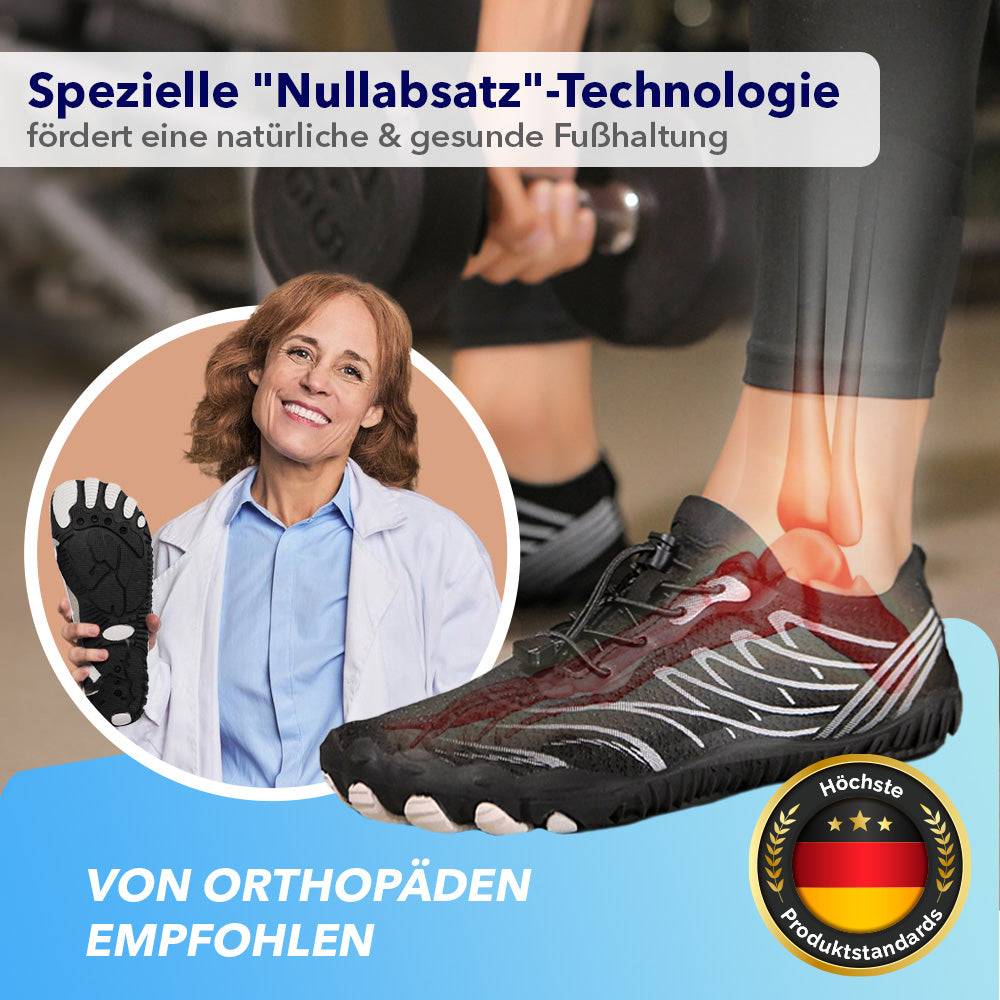 KörperHilfe® EasyWalk Pro - Orthopädische Barfußschuhe (Unisex)