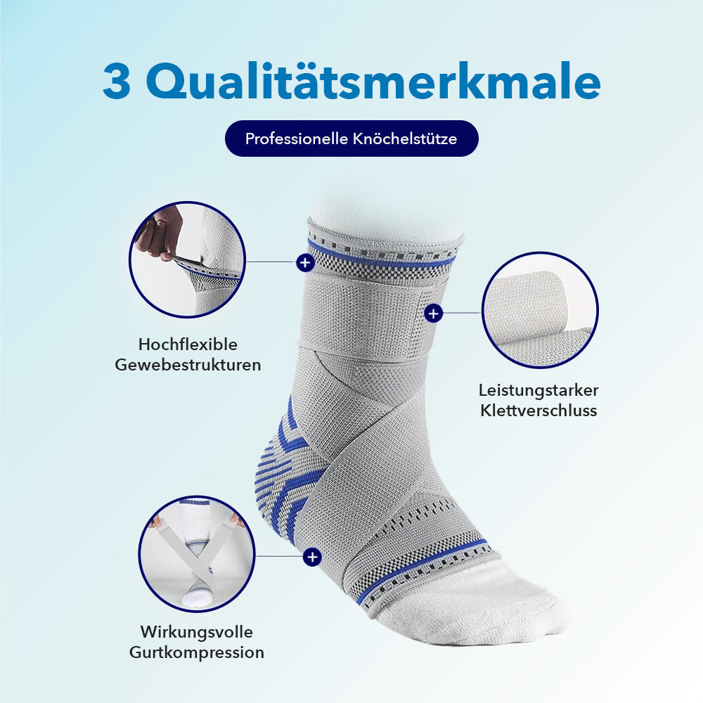 KörperHilfe® KnöchelSupport Pro - Orthopädische Sprunggelenkbandage