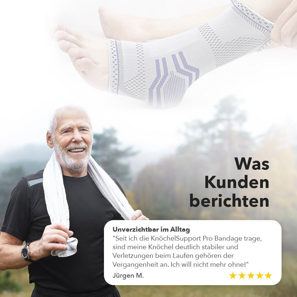 KörperHilfe® KnöchelSupport Pro - Orthopädische Sprunggelenkbandage