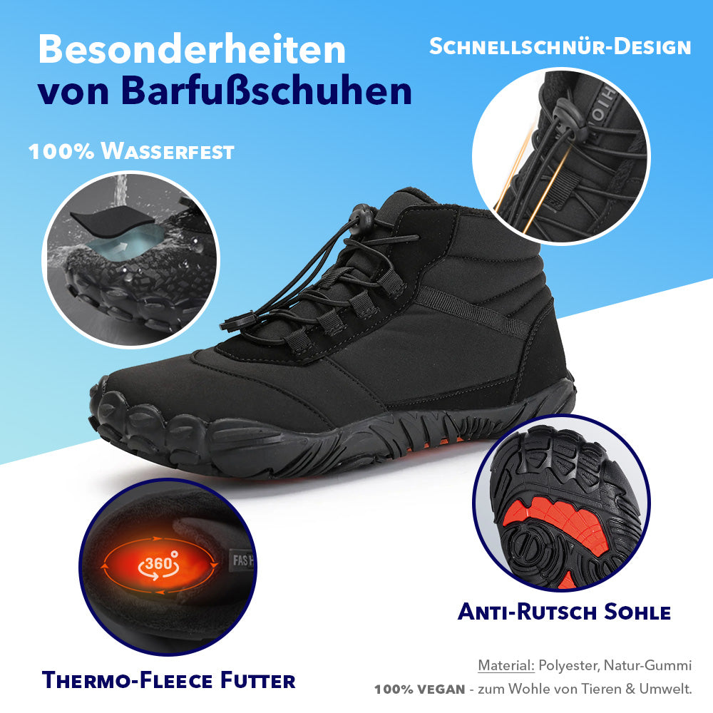 KörperHilfe® ArcticPro - Winter Barfußschuhe (Unisex)