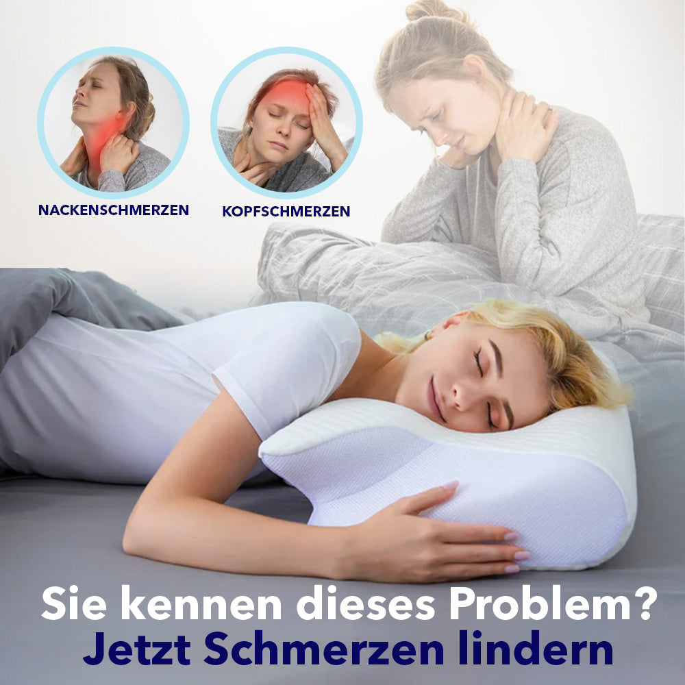 KörperHilfe® ErgoSleep - Orthopädisches 3D Kopf- & Nackenstützkissen