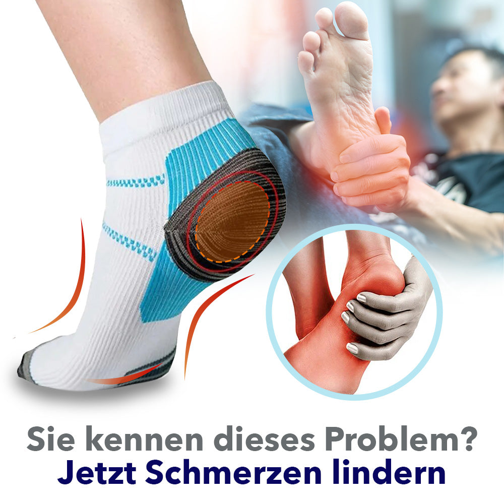 KörperHilfe® FußVital Pro - Orthopädische Kompressionssocken für den Alltag