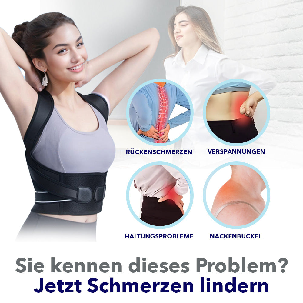 KörperHilfe® PosturaPro - Orthopädische Rücken- und Haltungsorthese für den Alltag