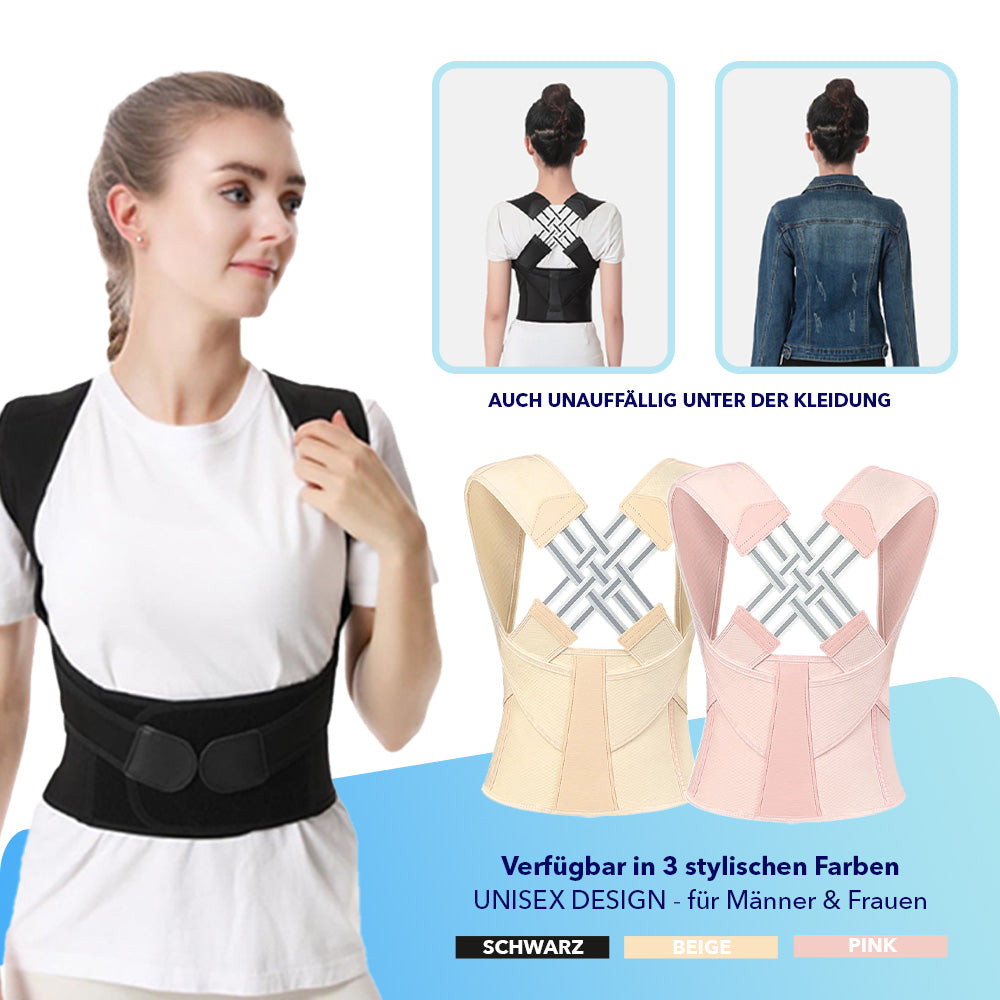 KörperHilfe® PosturaPro - Orthopädische Rücken- und Haltungsorthese für den Alltag