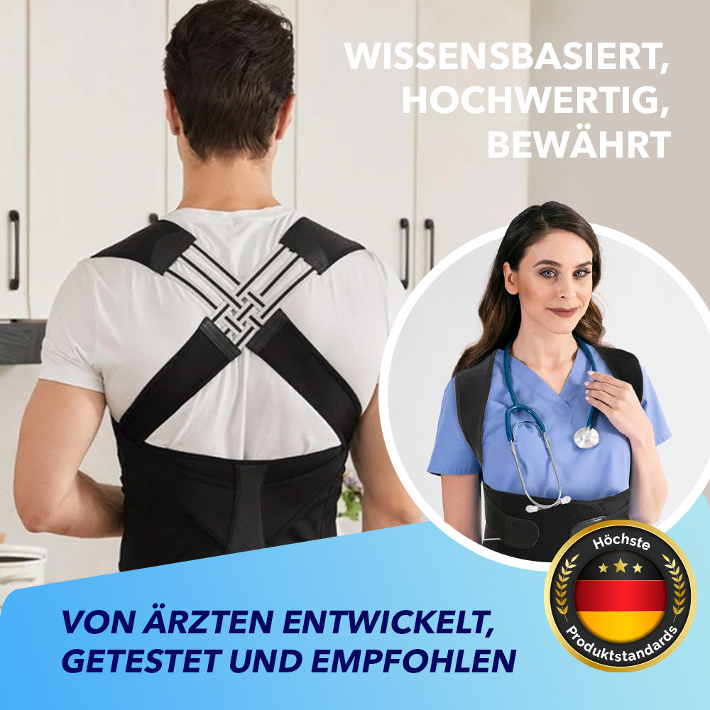 KörperHilfe® PosturaPro - Orthopädische Rücken- und Haltungsorthese für den Alltag