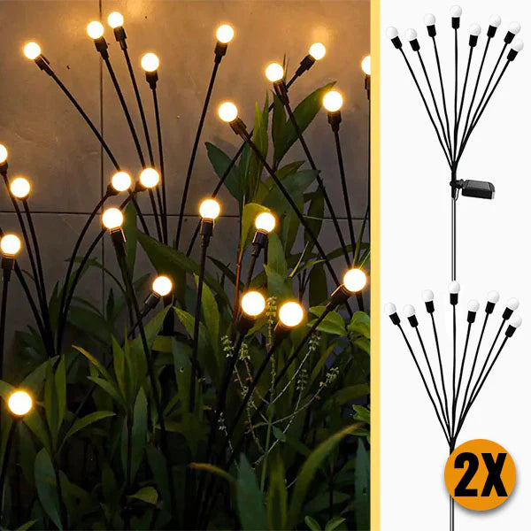 Solcellsdriven Dekorativ Lampa för Trädgård och Uteplats