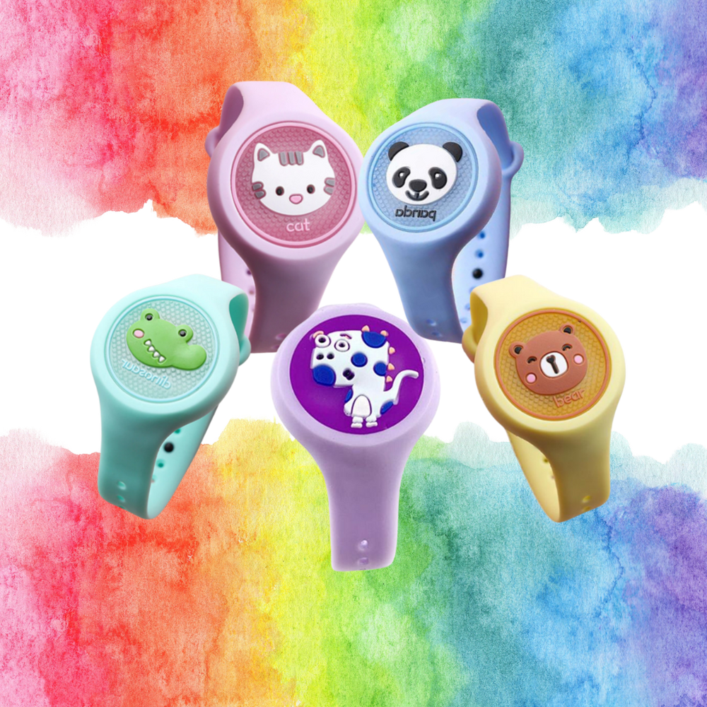 Myggarmbånd for barn (3 stk) | BUZZBANDS