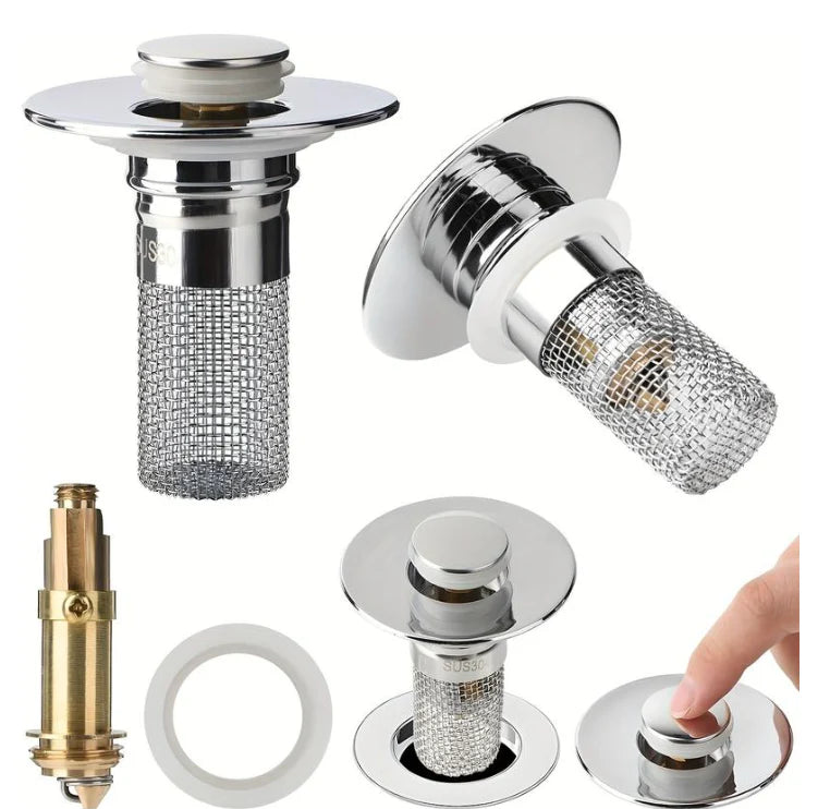 Pop-Up Avløpsstopp med Filter