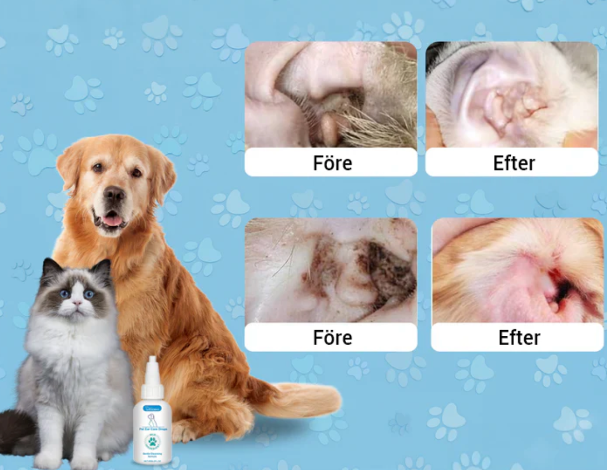 Øredråper for kjæledyr