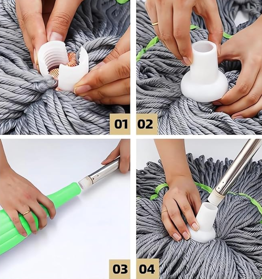 FlexiMop - 2 i 1 dehydrert mopp