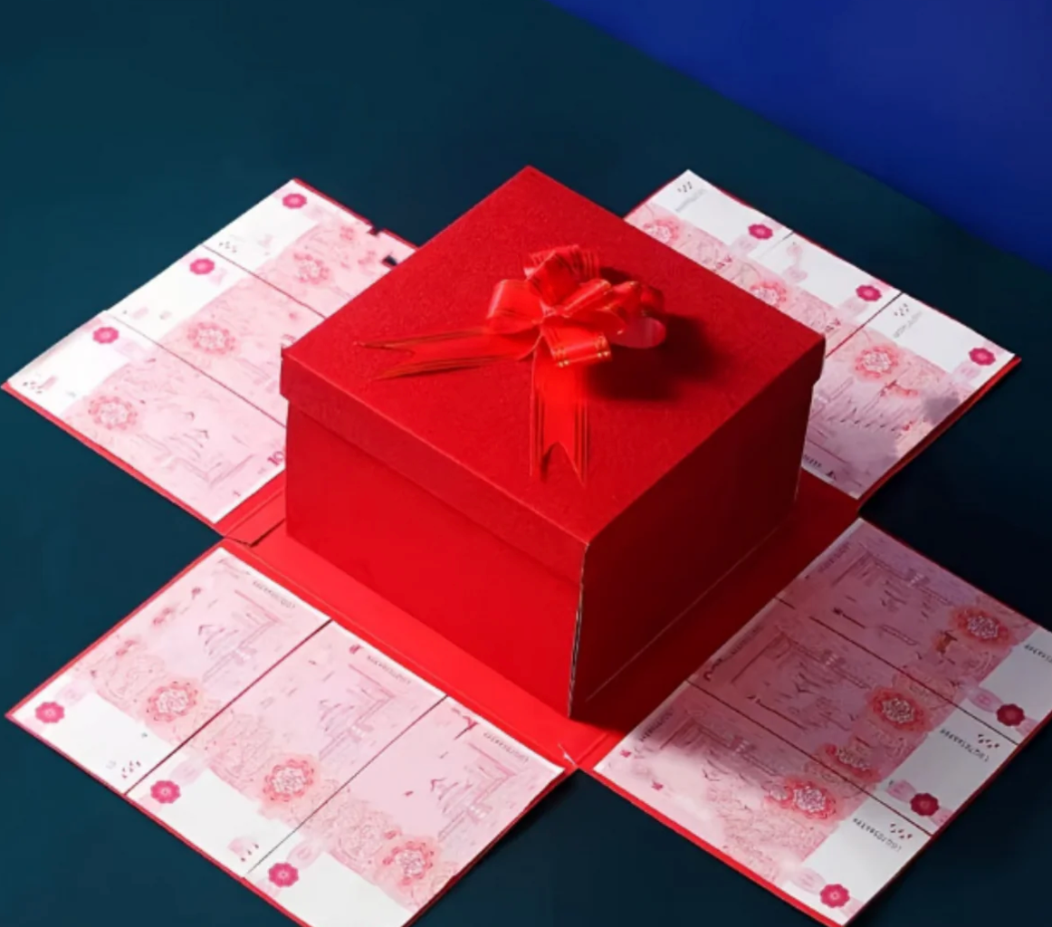 Eksplosjonsgaveeske - På grunn av stor etterspørsel går lageret vårt raskt tomt