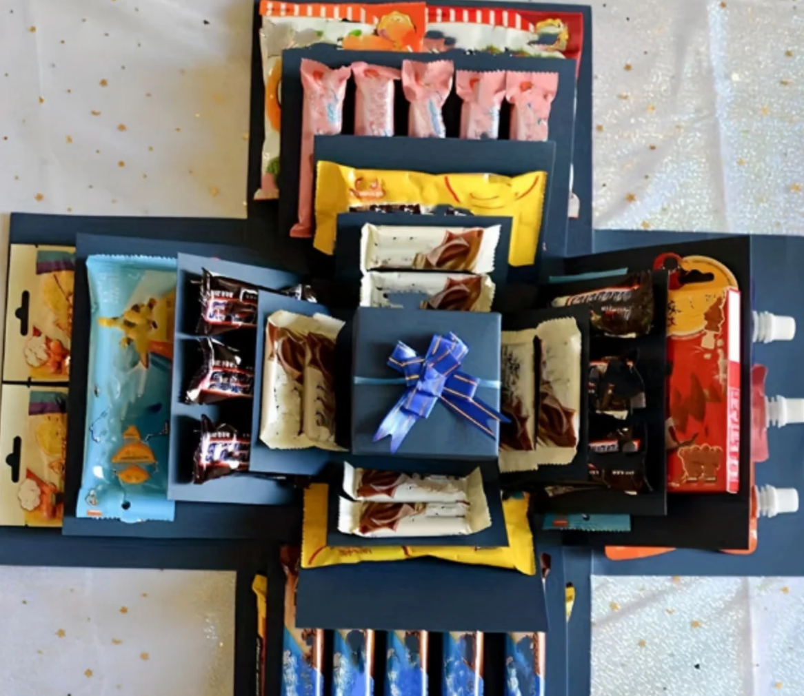 Eksplosjonsgaveeske - På grunn av stor etterspørsel går lageret vårt raskt tomt