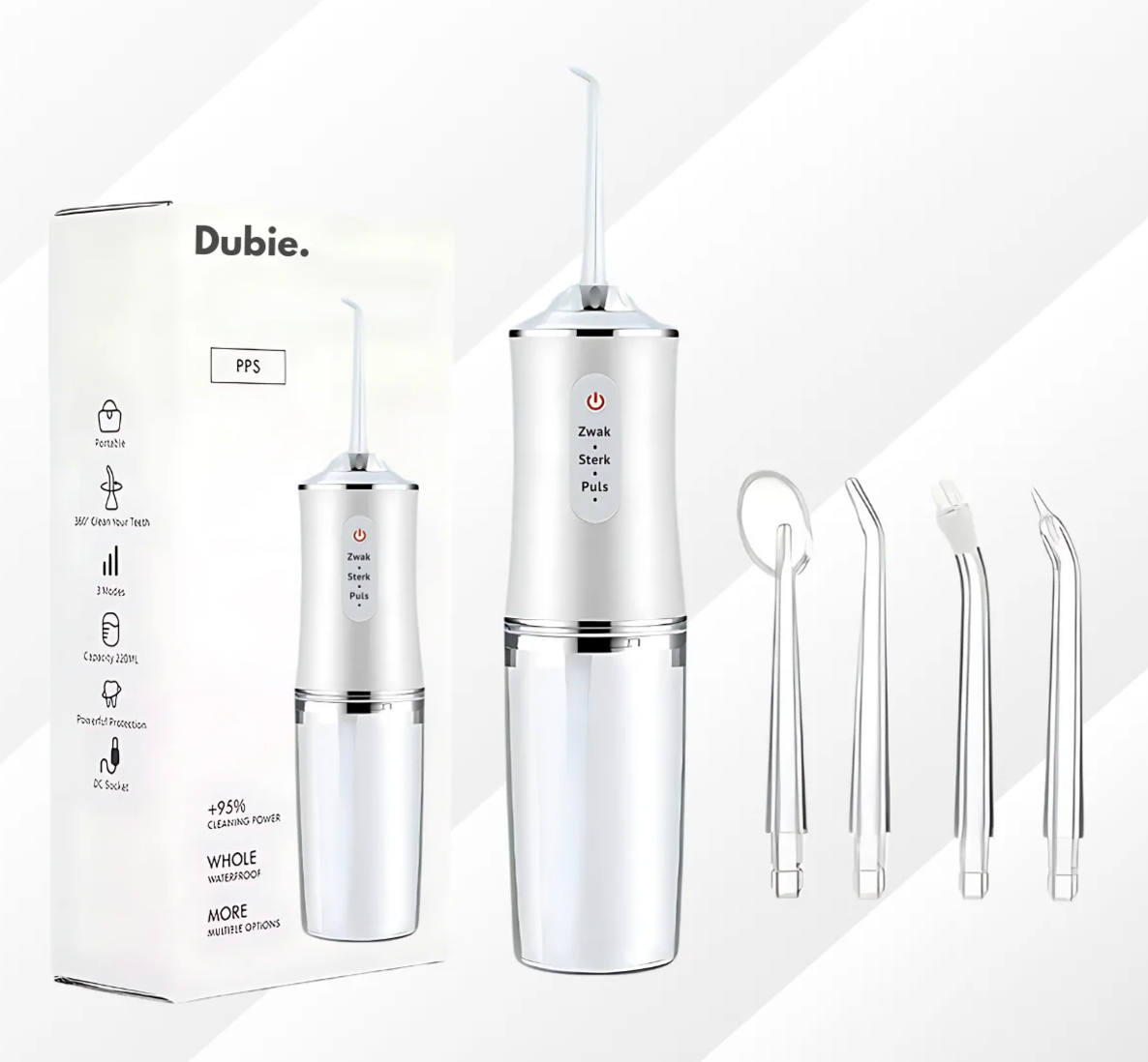 Vannflosser for tannbehandling