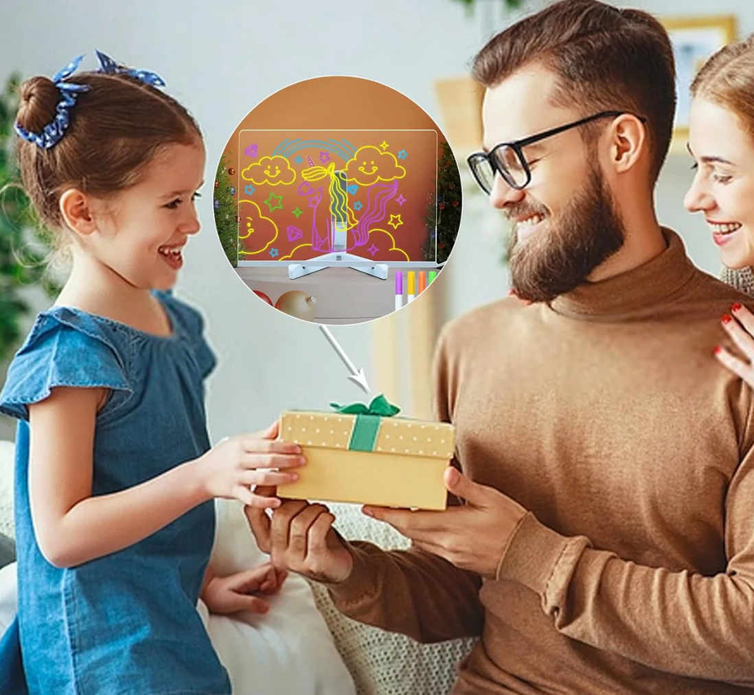 Magic LED-Tegnetavle – Kreativitet som lyser!