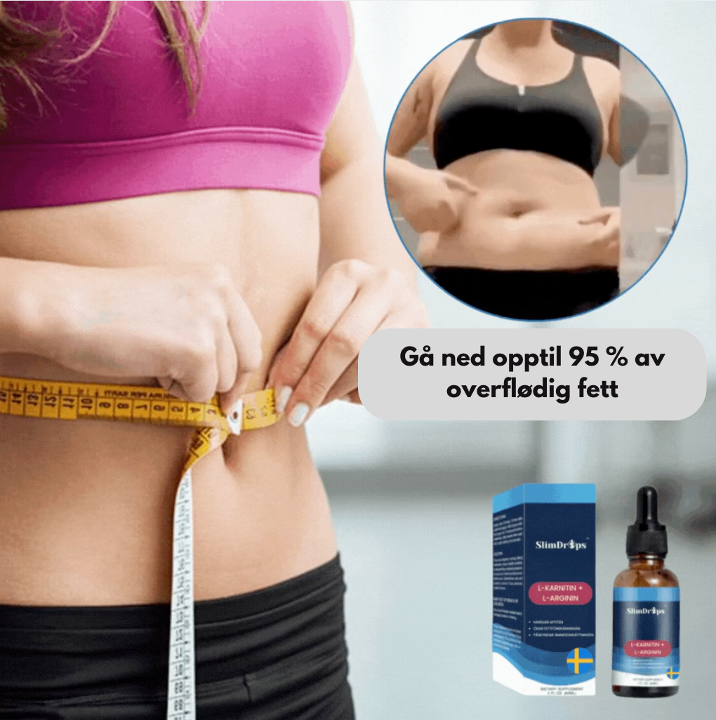 SlimDrops™ | Forbrenn 2 kg overflødig fett på bare 3 dager!