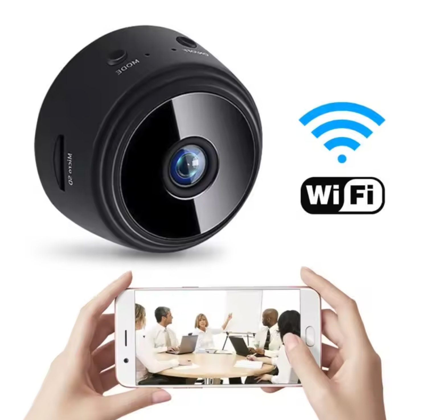 WiFi SpyCam - Trådløst Wifi-kamera 1080P HD