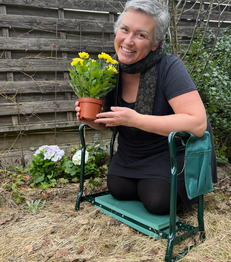 Multifunksjonell Kne- og Sitteplass – Hagearbeid uten smerter!